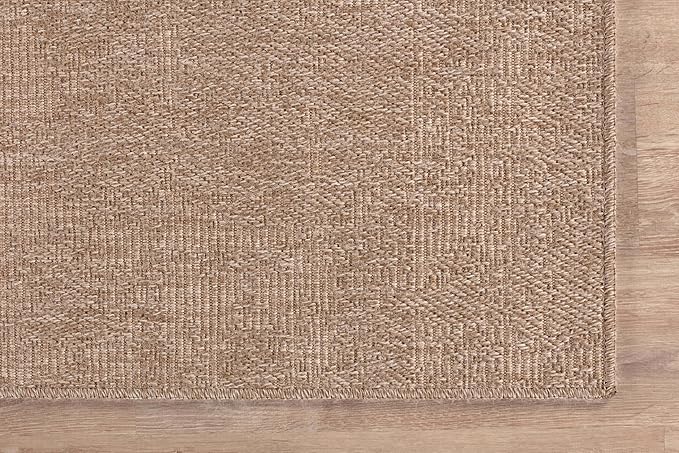 CAMILSON Easy Jute Rug 2x3, Indoor Outdoor Natural Color Fiber Area Rugs - Image 5