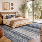 6x8 Area Rugs Living Room: Washable Boho Large Neutral Soft Rug Modern Stain - Image 6