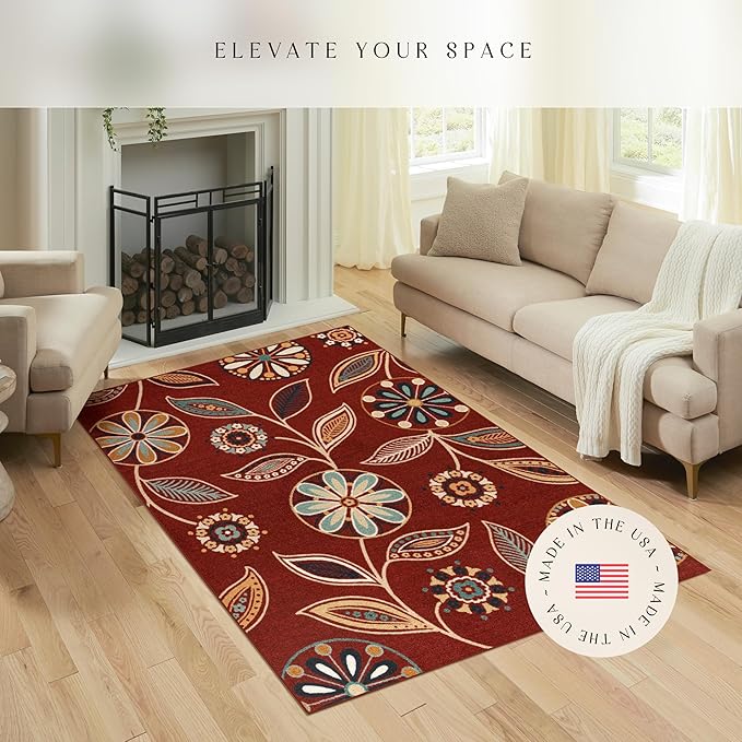 Maples Rugs Reggie Floral Area Rug - Image 3