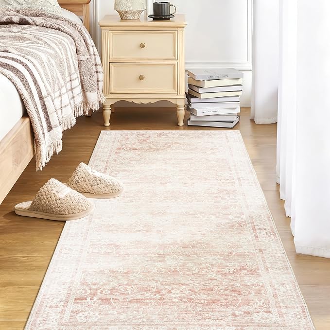 BILEEHOME Pink Boho Runner Rugs - Image 5