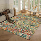 RUGSURE Washable Area Rugs, Pet & Child Friendly, Vibrant Colors Rugs by RUGSURE