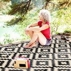 SAND MINE Waterproof Outdoor Rug 9x12 ft, Plastic Reversible Rug, Modern Area - Image 7