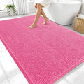 OLANLY Large Bathroom Rugs 70x46, Extra Soft Absorbent Chenille Bath Rugs by OLANLY