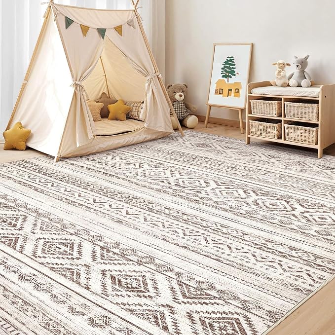 cotiled 6x9 Area Rugs Living Room Rug: Washable Boho Rugs - Image 6