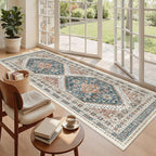 Madane Hallway Runner 3x8, Kitchen Rugs Washable Entryway Rug Vintage Kitchen - Image 4