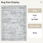 Soalmost 3x4 Rug, Small Area Rug - Image 5