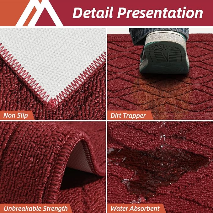COSY HOMEER-Kitchen-Rugs-and-Mats 20"x48" Non Slip Kitchen Mats - Image 5