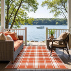 GENIMO Waterproof Outdoor Rug for Patio Clearance, Lightweight RV Camping Mat - Image 4