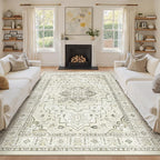 zesthome Area Rug 8x10, Ultra-Thin Washable Rugs by Zesthome