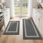 COSY HOMEER Kitchen Rugs Non-Slip 20x30/20x48 Inch Thick Polypropylene Standing by COSYHOMEER