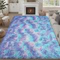 Fluffy Area Rugs 9x12 Living Room Bedroom: Ultra Soft Shag Rug Upgrade Non-Slip by Luxturiy