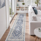zesthome 2x7 Runner Rug Non Slip, Thin Entryway Washable Rug by Zesthome