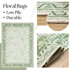 Sage Green Runner Rug 2x6 for Hallways, Non-Slip Washable Kitchen Runner - Image 7