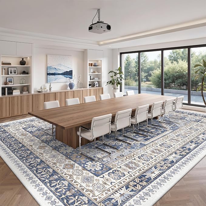 zesthome 10x14 Area Rugs, Stain Resistant Washable Rug, Ultra-Thin Rugs - Image 9