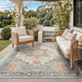 GENIMO Outdoor & Indoor Area Rug 4'x6', Waterproof, Non-Shedding, Easy Cleaning by GENIMO