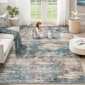 XLUEZ 5x7 Area Rugs for Living Room, Washable Modern Abstract Large Area Rug by XLUEZ
