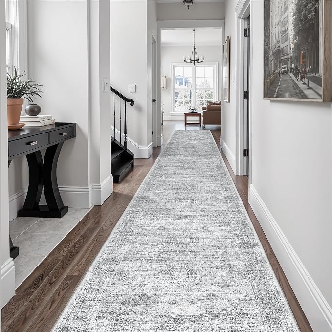 Soalmost Runner Rug 2'6" x 16' Washable Non-Slip 2.5x16 ft Long Runner Rugs - Image 4