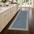 Washable 3x8 Throw Rug for Hallway by HazoHaus