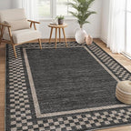 GarveeHome Washable Area Rugs 8x10 Non Slip Soft Large Living Room Rug Modern - Image 2