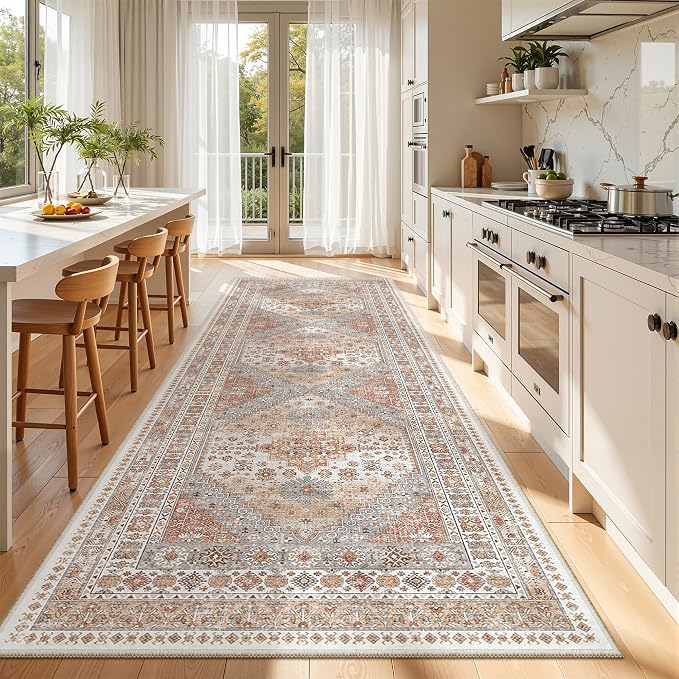 zesthome 3x10 Runner Rug Non Slip Washable by Zesthome