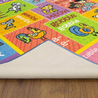 KC Cubs 3x5 ABC Alphabet Animal Sounds Rug – Educational Non-Slip Carpet Play - Image 7