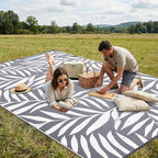 Smiry Outdoor Rug 9x12 ft, Waterproof Reversible Plastic Straw Rugs, Outdoor - Image 4