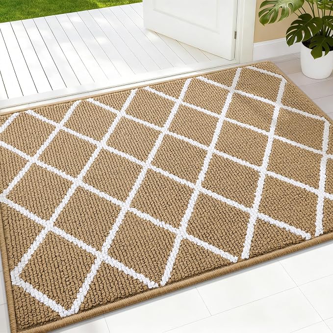 Finchitty Indoor Door Mat, Dirt Resistant and Absorbent, Low-Profile, Washable by Finchitty