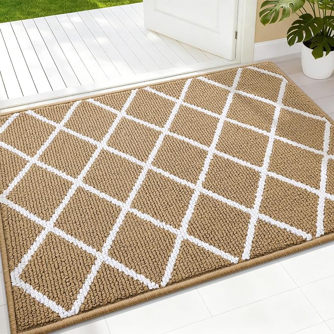 Finchitty Indoor Door Mat, Dirt Resistant and Absorbent, Low-Profile, Washable by Finchitty
