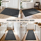 PURRUGS Dirt Trapping Door Mat 20" x 31.5", Non-Slip Machine Washable Entry Rug - Image 9