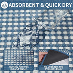 YDKGL Kitchen Mat Kitchen Rugs Sets of 2 PCS Non Slip Washable, Super Absorbent - Image 5