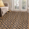 SAND MINE Reversible Mats, Plastic Straw Rug, Modern Area Rug, Large Floor Mat by SANDMIND