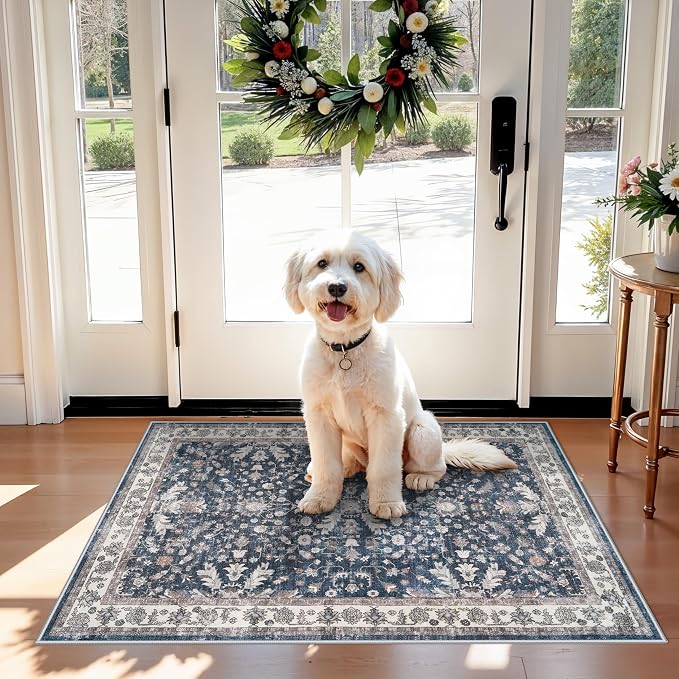 2x3 Non-Slip Washable Kitchen Rug by BYYVOORugsforYourHome