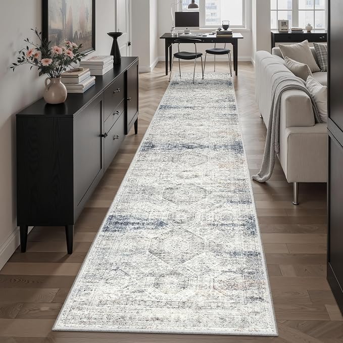 Soalmost Runner Rug 2x12 Washable Non-Slip Hallway Runner Rugs - Image 3