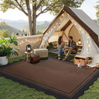 5x7 Scalloped Rug Easy Jute Washable Outdoor Patio Rug - Image 8