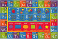KC Cubs Bilingual Educational Kids Rug – English & Spanish ABC Alphabet by KCCubsKidsHomeandFurnishing