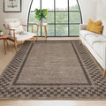 GarveeHome Area Rug 6x9 Large Living Room Modern Border Throw Rug by GarveeHome