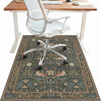 36"x60" Office Chair Mat for Hardwood Tile Floor, Under Desk Carpet Protector by BESBLEE