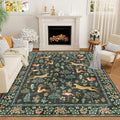 DUKINO 8x10 Rug, Washable Animal Living Room Rug by DUKINO