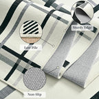 Terrug Plaid Area Rug for Entryway, Soft Low Pile Abstract Carpet for Home - Image 6