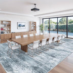 Extra Large Living Room Rug 12x18ft Washable Modern Abstract Neutral Oversize - Image 3