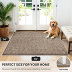 PURRUGS Dirt Trapping Door Mat 34" x 59", Non-Slip Machine Washable Entry Rug - Image 8