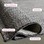 SAFAVIEH Outdoor Square Rug 4' - Image 2