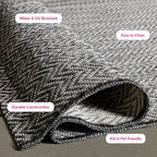 SAFAVIEH Outdoor Square Rug 9' - Image 8