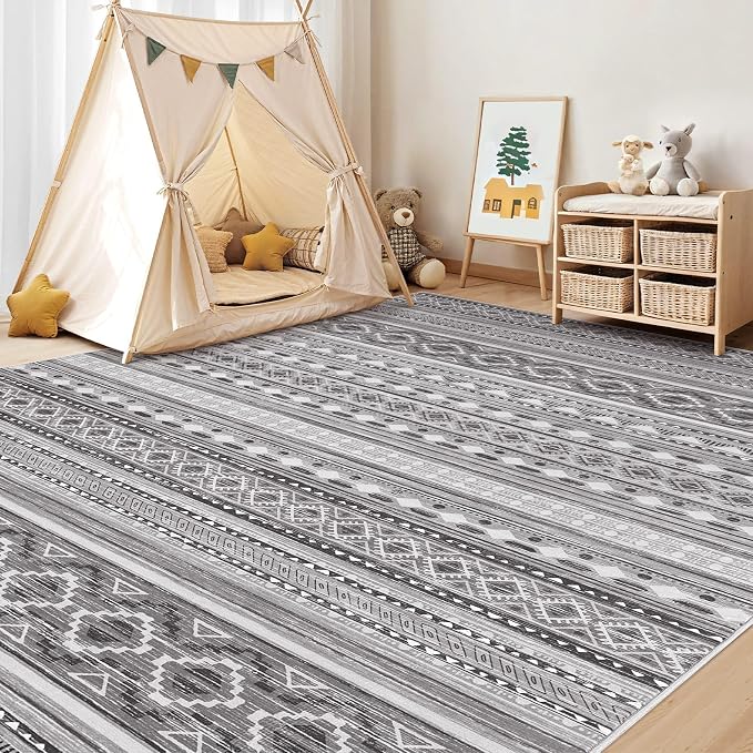 cotiled 6x9 Area Rugs Living Room Rug: Washable Boho Rugs - Image 7