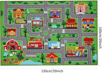 Kids Carpet Playmat Rug 59"x39.4", Car Rug - Image 2