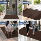 Durable Indoor Outdoor Door Mat, Non-Slip Backing, Stain and Fade Resistant - Image 9