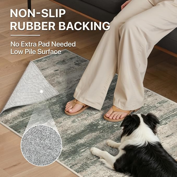 BEIMO Area Rugs 8x10 for Living Room Bedroom, Modern Abstract Machine Washable - Image 10