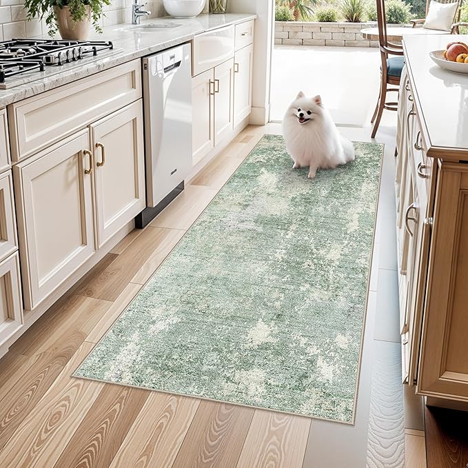 Washable Kitchen Runner Rug 3x6 by BYYVOORugsforYourHome