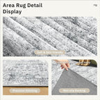 Soalmost Runner Rug 2x10 Washable Non-Slip Hallway Runner Rugs - Image 6