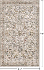 Washable 3x5 Moss Large Entryway Rugs - Image 2